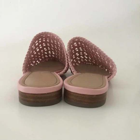 Banana Republic | Pink Woven Flat Mule | Size 6 - Picture 9 of 11